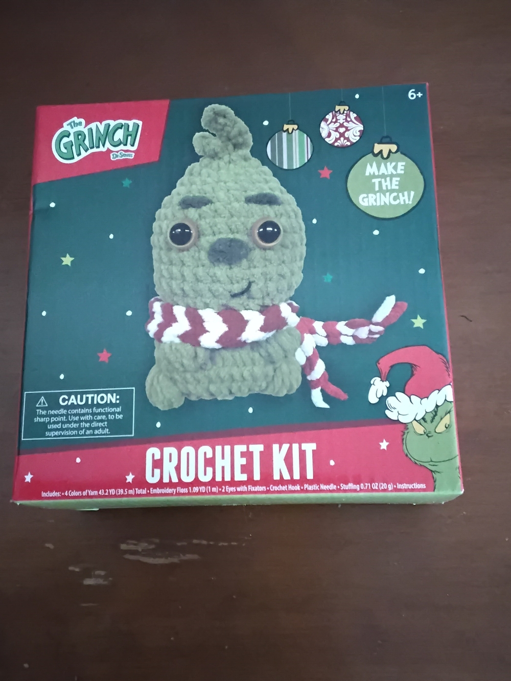 The Grinch Who Stole Christmas Crochet Kit - The Grinch